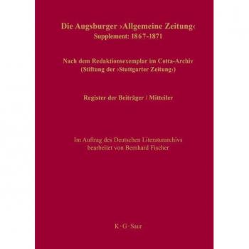 Register der Beiträger / Mitteiler