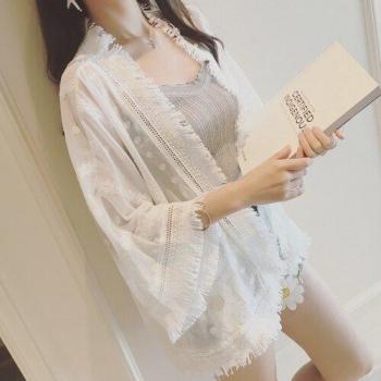 Top de Malla Transparente para Mujer con Bolsillo