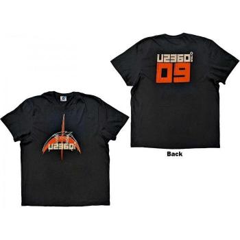 T-shirt U2 Unisexe 360° Tour 2009 Edition Standard, Logo Retro