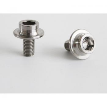Titanium M8x15mm Screw for Crank Shaft Nut on Bikes