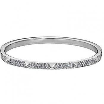 Pulsera Elegante Táctica de Acero y Swarovski