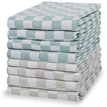 Sticky Toffee 100% Cotton Bar Towels, 8 Pack