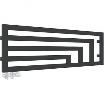 Sèche-serviette noir 411W 360mm de haut