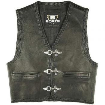 Bores Sunride 1 Chaleco de Cuero en Negro (XL)