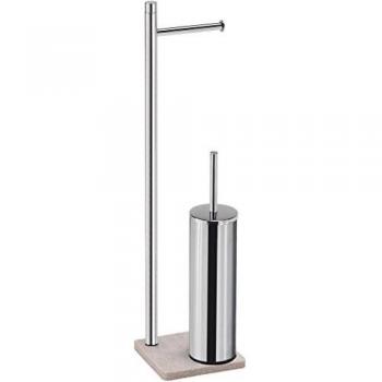 Soporte de Pie Gedy Trilly Beige-Cromo