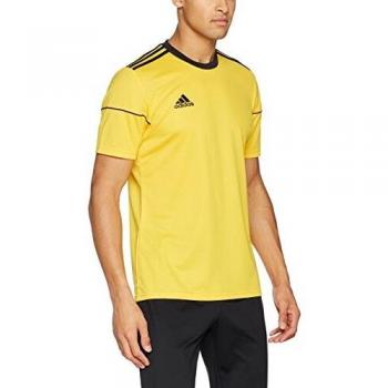 Adidas Männertshirt Squad 17 JSY SS Bold Gold/Schwarz 140