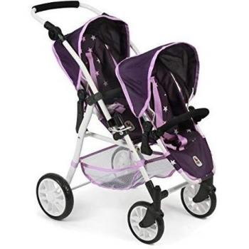 Lila Twinny Buggy von Bayer Chic – 2000 691 71, 50 cm‑Puppenwagen