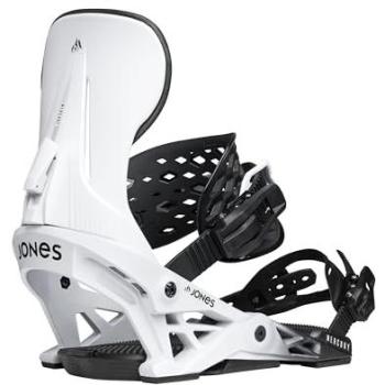 Jones Mercury Cloud White Snowboard Bindings – Medium (Men/Women)