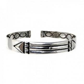 Pulsera Atlante de plata 925m para mujer diámetro 55mm