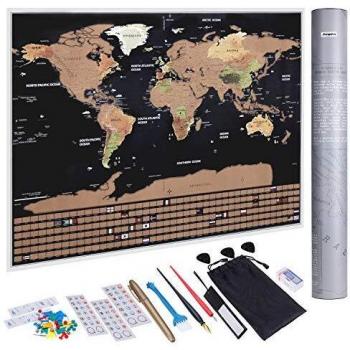 Atlas Adventure Sticker Map