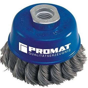 Abrasivo Promat Spazzola Tazza D65mm Filo 0,35mm 12500rpm