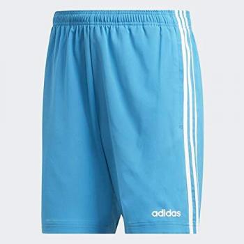 Shock Cyan/Bianco Pantaloncini Uomo 7 in Chelsea Adidas Essentials 3 Stripes L