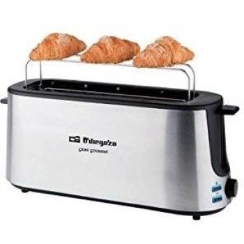 TOSTADOR ORBEGOZO TO6020 INOX REBANADA LARGA