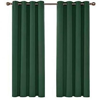 Rideaux Occultants Thermique Anti Froid Isolant Deconovo, 117x160 CM, 2 Pièces