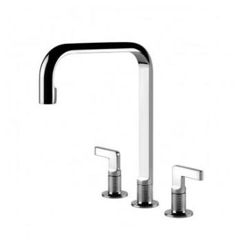 Gessi 58701 187 Rubinetto Cucina con Valvole Rotanti Bronzo