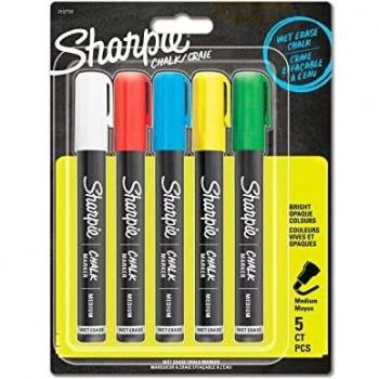 Sharpie Kreidemarker, Mehrfarbig 5er Blister