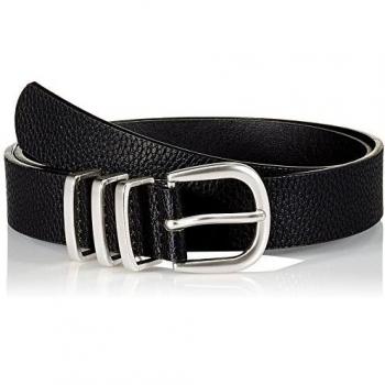 Pieces Damen Gürtel Clea in Schwarz mit Metallhebel