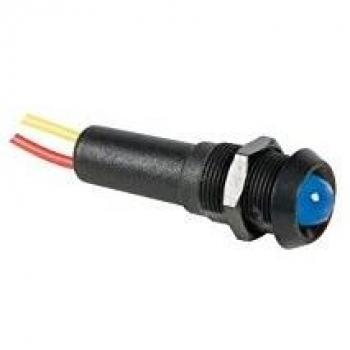 Luz Indicadora LED 12V Azul 7.70mm