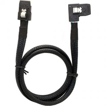 Cable de Conexión Mini SAS 36pin 80cm Ángulo 90 Grados