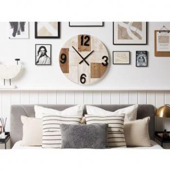 Horloge Murale Intérieure en MDF Rustique