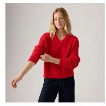 Levi’s Pull Femme Rouge XS Cotton