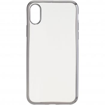 Peter Jäckel Urban Style Rückdeckschutz mit Glamour‑Rahmen – iPhone X/XS Grau