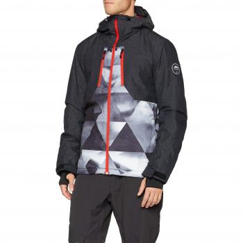 Quiksilver Mission Plus Herrenjacke XXL Grau Elastik Universe