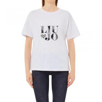 Liu Jo Strass-T-Shirt für modebewusste Frauen