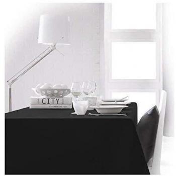 Nappe 140 x 200 cm en polyester noir