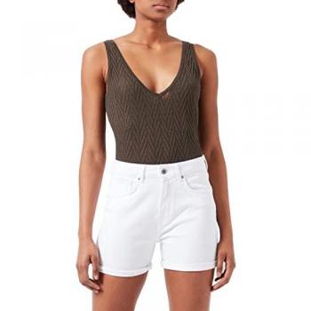 Pepe Jeans Pantaloni Corti Bianco Mary Denim