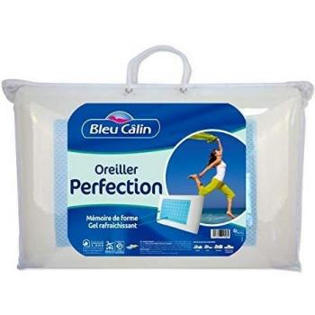 Oreiller Rectangulaire avec Mémoire de Forme et Gel Rafraîchissant
