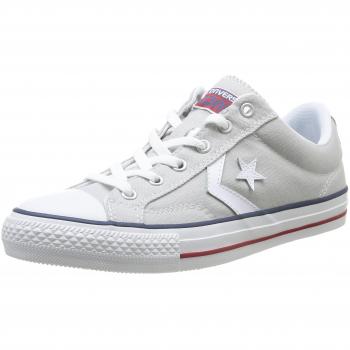 Converse Unisex-Adults' Star Player OX Cloud Grey/White Low-Top Sneaker