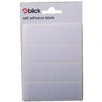 Blick Label Bag 25x75mm White Pack of 560