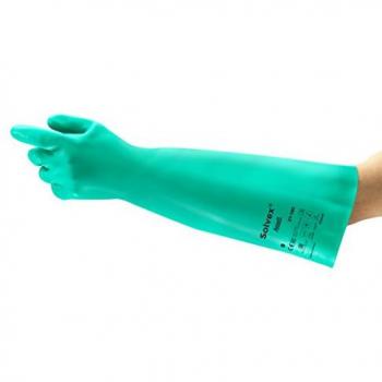 Gants de sécurité en nitrile Ansell Solvex 37-185, Taille 7, 12 paires