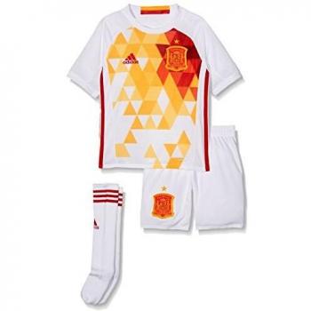 Adidas Children's Fef A Smu Mini Tracksuit, White/Blanco/Rojfu, Size 110