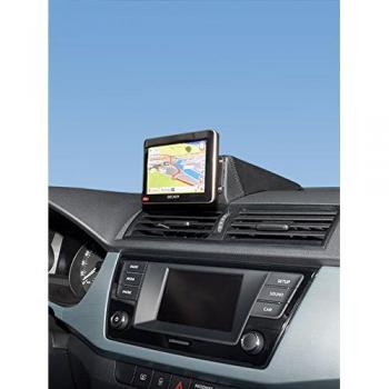 KUDA 5690 Skoda Fabia III Halterung aus Echtleder in Schwarz (ab 2014)