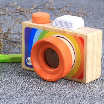 Caméra reflex en bois pour enfants