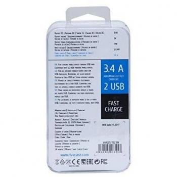 Rivacase VA4225 Zigarettenanzünder-Auto-Handy-Ladegerät (5 V, 1,2 m)