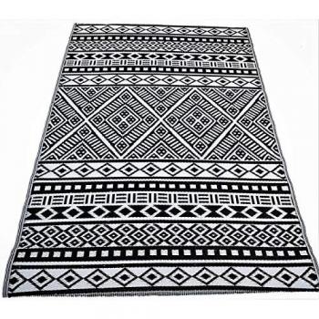 Scarlett Wetterfester Outdoorteppich 150x240cm Schwarz