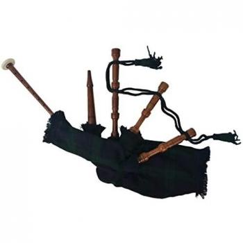 Sonata Scottish Great Highland Bagpipes Green Black Watch Tartan