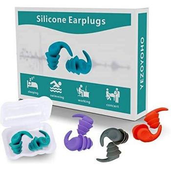 SleepSoothe Noise‑Reducing Silicone Earbuds