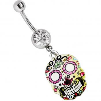 ADELIA'S Trendiges Bauchnabelpiercing in bunten Farben