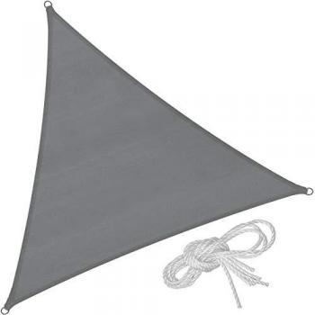 Toldo Vela Gris con Protección UV 50+ Tectake