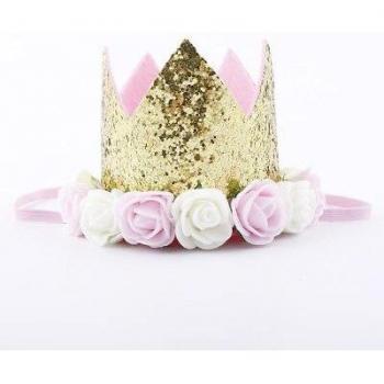 Sombrero de Fiesta para Bebé con Cinta y Corona