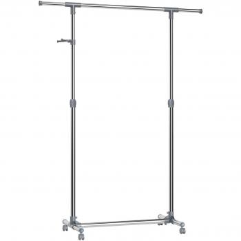 Appendiabiti con attaccapanni e ruote