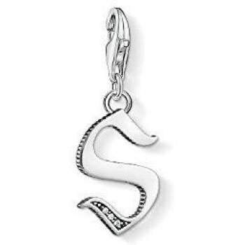 Charm de Plata Letra S para Mujer Thomas Sabo
