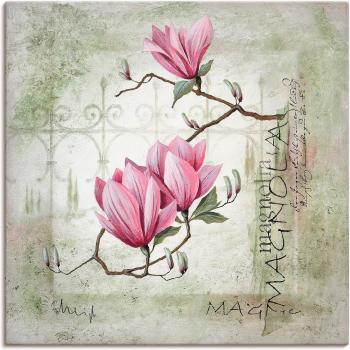 Artland Wandbild »Pinke Magnolie«, Blumen, (1 St.), als dekoratives Leinwandbild