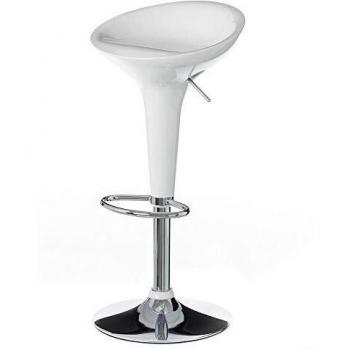 Taburete de diseño moderno blanco para cocina Fantasy