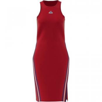 Vestido adidas Future Icons 3 Bandas Essentials Rojo