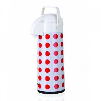 BANQUET termoska s pumpou Culinaria dekor bodkami 1,9l